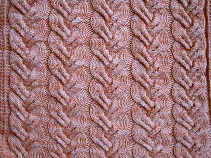 Grenoble Cabled shawl