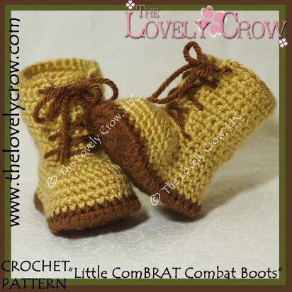 Little ComBrat Combat Boots