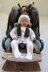 Christmas Pudding Baby Car Seat Blanket & Toy