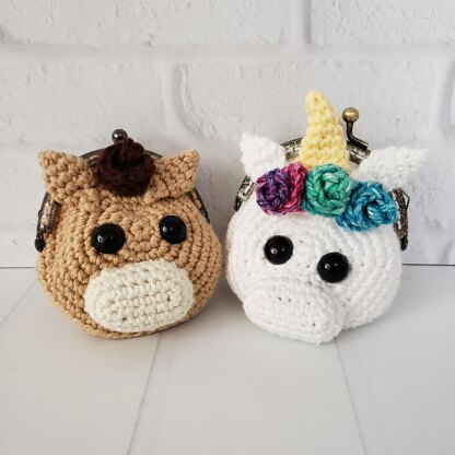 Unicorn & Horse Change Purse