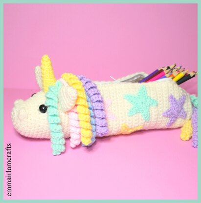 Unicorn Pencil Case Crochet Pattern