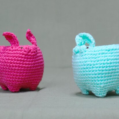 Easter Rabbit Mini Basket / イースターラビットのミニバスケット