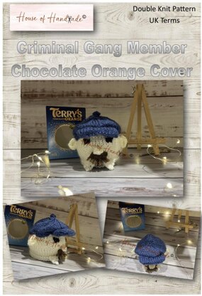 Criminal Gang Member Chocolate Orange Cover Knitting Pattern