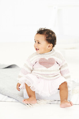 Jumper and Cardigan in Stylecraft Bambino Prints & Bambino DK - 9745 - Downloadable PDF