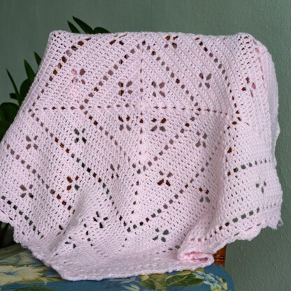 Midwife in a Square Crochet Baby Blanket