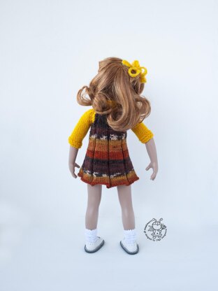 Outfit Autumn for doll 16"-18"