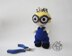 Pebble doll Minion