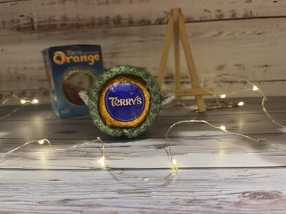 Frankenstein Inspired Chocolate Orange Cover Knitting Pattern