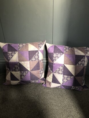 Purple cushions
