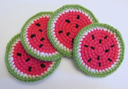 Watermelon Coasters