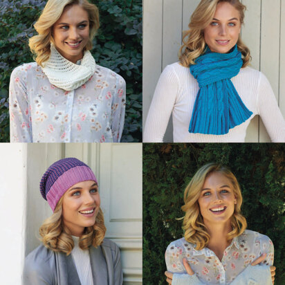 Scarf, Hat, Wrist Warmers and Snood in Sirdar - 8047 - Downloadable PDF