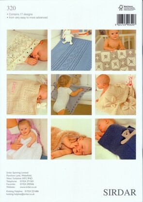 Sirdar 320 The Baby Blanket Book