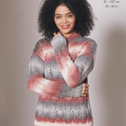 Sweater and Accessories Knitted in King Cole Chunky - 5714 - Downloadable PDF