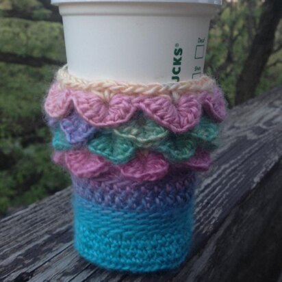 Dragon scale cup cozie