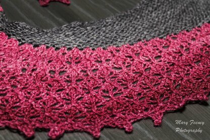 Dragon's Crescent Shawl