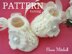 Pattern for Baby Girl Knitted Baby Booties Moana