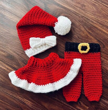 Oh Sweet Baby Santa Set