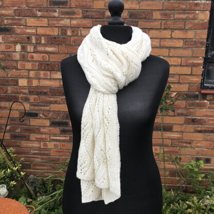 Ogee Lace Scarf or Wrap