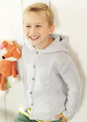 Sweater & Jacket in Sirdar Snuggly Baby Bamboo DK - 4891 - Downloadable PDF