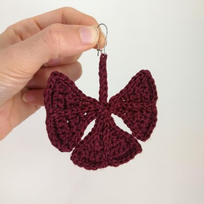 Oxalis Earrings Crochet Pattern