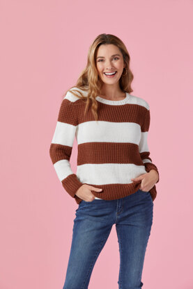 #1218 Zion -  Sweater Knitting Pattern For Women in Valley Yarns Southwick by Valley Yarns