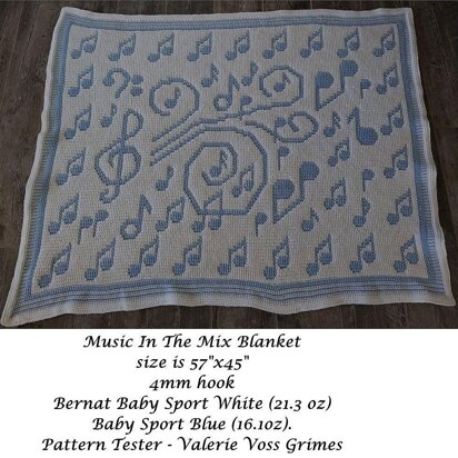 Music In The Mix Blanket