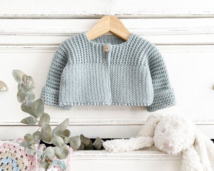 Size 6 years - ITSY-BITSY Crochet Cardigan