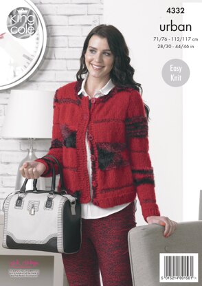 Cardigans in King Cole Urban - 4332 - Downloadable PDF