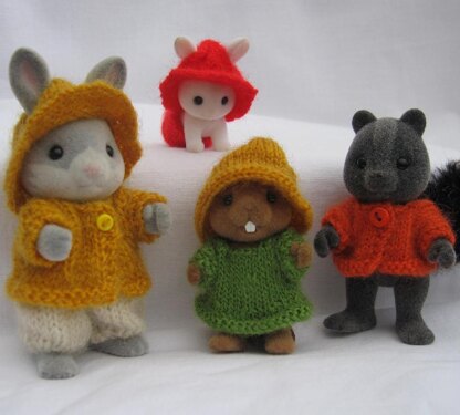 Sylvanian Families and Calico Critters Felt Dresses and