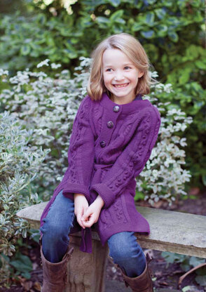 "Livia Child's Cardigan" - Cardigan Knitting Pattern in MillaMia Naturally Soft Merino