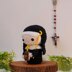 Saint Scholastica Nun Crochet Doll amigurumi