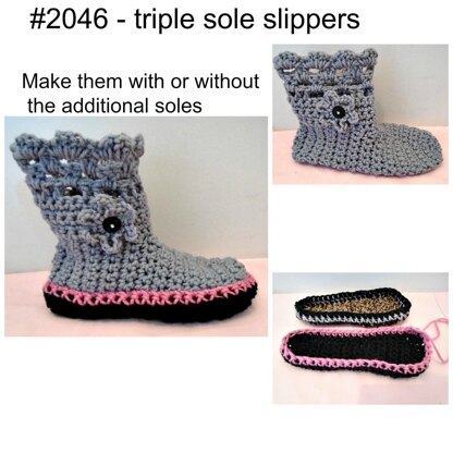 2046 Triple Sole Slippers