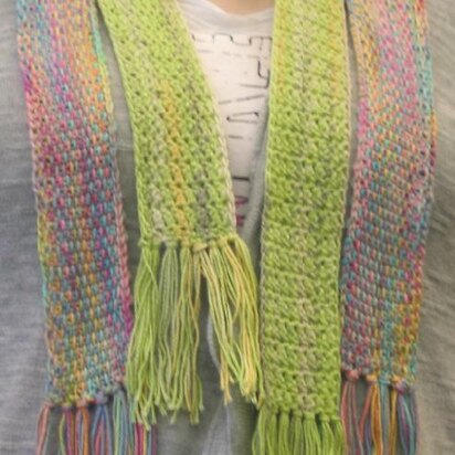 Skinny Summer Scarf - Knit Version