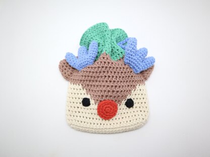 Reindeer Drawstring Treat Bag
