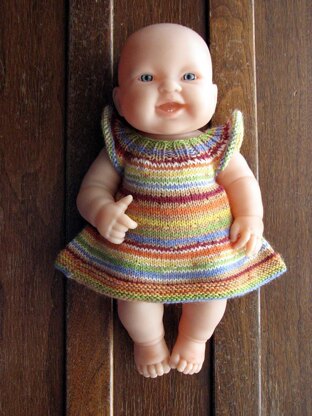 Stripey Doll Dress