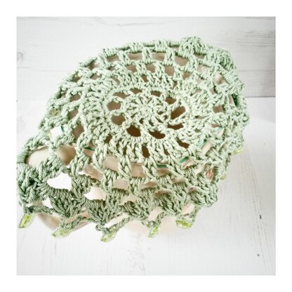 Jug Cover :: Green Beaded Mandala