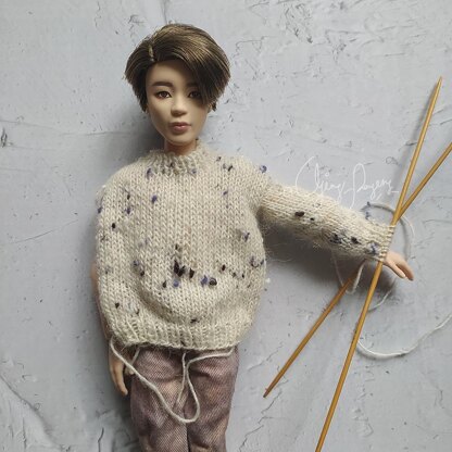 Pullover for BTS Barbie Ken doll