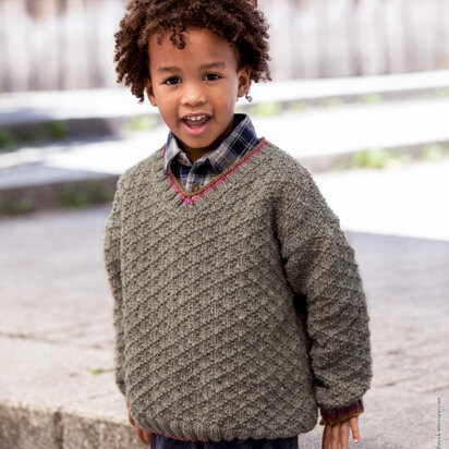 Lana Grossa 06 Kid's Pullover in Slow Wool Canapa PDF