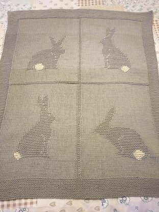 Four Bunnies Blanket