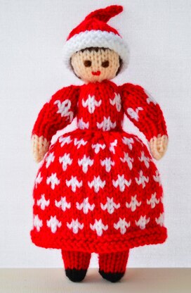 Anneke - Christmas Elf Folk Doll