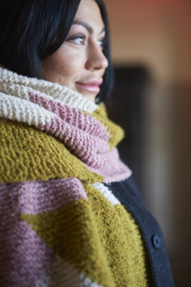 Assemblé Scarf in Berroco Pirouette - Downloadable PDF