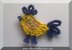 Crochet Rooster Applique Pattern For Easter & Christmas