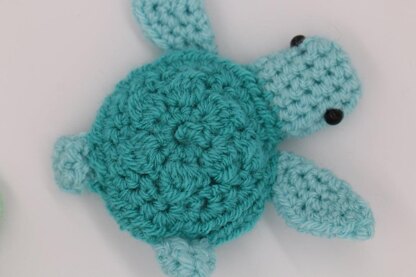 Mini Turtle Friends  Free Crochet Patterns - Rebeckah's Treasures