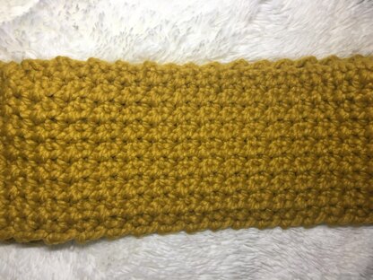 Textured crochet cowl