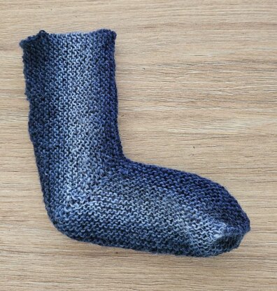 Children’s socks in garter stitch only