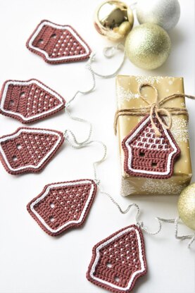 Gingerbread house ornament