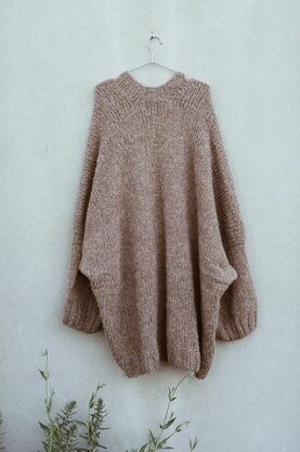 Alpaca Hug Oversize Sweater - Knitting Kit