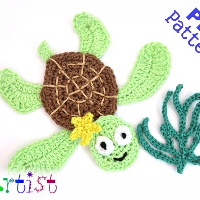 Seaturtle + Dollar sand Applique