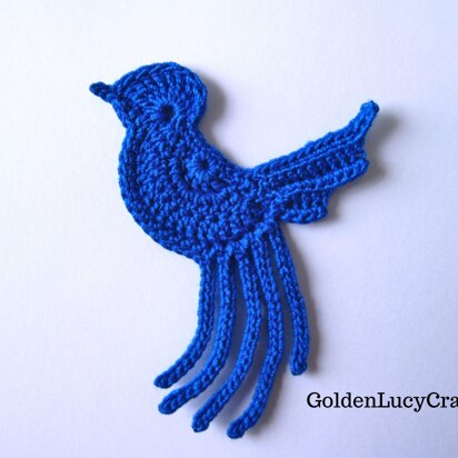 Bird Applique Crochet Pattern