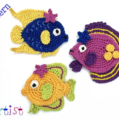 3 fish applique pattern